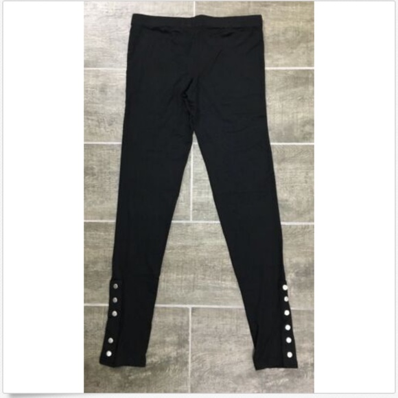 Milk Silver Studded Ankle Leggings Size S Small - Picture 2 of 5